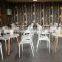 Good Quality Wood Leg Plastic Dining Table for Cafe