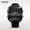 Unique!WEIDE luxury brand men sports watches oversized analog&digital led watch waterproof Japan Miyota men quartz watch /WH2308