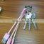 mini 3 in1 USB Charger Data Cable Key Chain Design for iphone and android