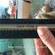 china factory ecor-friendly standard 8 plastic water resistant long chian zipper in golden plastic teeth