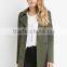 2015 New apparel fashion designs double-breasted trench coats for woman