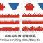 Aluminum standing seam forming machine