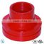 FM/UL Ductile Iron Grooved coupling fire hydrant threaded Concentric reducer (Threaded ) .