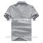 Fashion design high quality 100% cotton plain color short sleeve mens pique fabric polo shirt