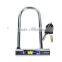 hot selling new arrivel high quality wholesale price anti-theft fashionable durable motorcycle/bicycle square U Lock 10 11 12
