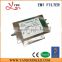 AC three phase three line low pass power line noise filter