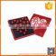 china supplier customized chocolate box with logo printed