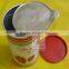 Round disposable instant noodle bowl paper bowl packaging