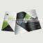 Advertising sample cheap die cut accordion fold brochure printing