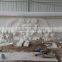Outdoor and Indoor White Natural Marble Carving Stone Fireplace Prices