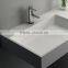 Modern type bathroom solid surface basin, aritificial stone solid surface acrylic wall hang wash basins
