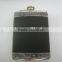 Colorful leather wrapped hip flask with FDA