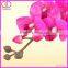 wholesale latex artificial flower purple phalaenopsis orchid