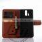 Manufacturer Wholesale Flip Magnetic wallet leather case with card slots For ZTE Axon pro lowest price