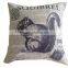 Photo Printed Bear Square Cushion Covers