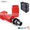 Plastic chuckpack for taper shank toolholders ISO 40 and ISO 50 packaging with square base and twist closure SK Pack SKCL