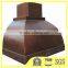 Island Mounted copper range hood