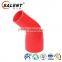 22 mm>16 mm(7/8''>5/8'')45 Degree Elbow Reducing Red Silicone Hose