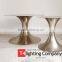 Spun Metal Stainless Steel or Chrome Dining Table Base