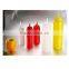 Honey Plastic Squeeze Sauce Bottle Chili Oil with Nozzle Flip Top Cap