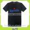 custom black cotton promotion t-shirt for advertising