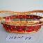 wicker tray basket