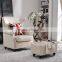 Long back wing leather sofa chair made in China