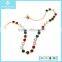 Yiwu Elegant Green Shine Crystal Copper Chain Necklace 2015