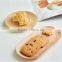 decorative serving tray wood,small oval wood tray,personalized food wood tray