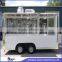 JX-FS400B Square Type Big Mobile Food Trailer/cart for Sale