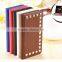 Floveme Leather case For iPhone 6/6s plus square rivet leather case stand view