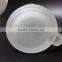 330 ml white frosted glass coffee cup with handle