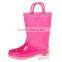 Kids Light-Up Solid Rain Boot