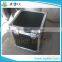 Wholesale portable aluminum cosmetic flight box case with wheel
