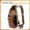 China manufacture high qualtiy fashion beige canvas backpack