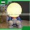 plastic cartoon usb charging charge led reading desk table night latern lamp light