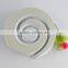 Hospitality hotel supply candy plate round porcelain compartments tray