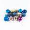 PVC Colorful Christmas Tree Decorations Plastic Ball Christmas Tree Ornament Baubles X-Mas Balls For Wholesale