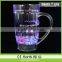 LED illuminated liquid active water cup