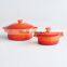 Ceramic Glaze Bakerware With Lid, Rectangle Oval Square Round Roaster