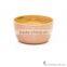 Lacquered Bamboo Salad Bowl, Spun Bamboo Bowls Safe for Health