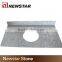 Newstar Big White Flower China Best Price Granite Colors Bathroom Vanity Top
