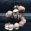 Novelty ECO-friendly Iron Wire Black Silver Metal Egg Stand Rack Spiral Egg Holder for Kitchen Storage