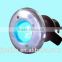 Swimming pool colorful LED underwater light stainless steel hanging underwater light