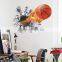 Creative Self Adhesive 3D Basketball Wall Paper for Kids' Room