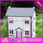 2016 Hot Item kids wooden small toy house, top fashion baby wooden small toy house W06A154