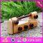 2016 new design children wooden lock toy W02A167