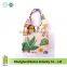 Wholesale Reusable Foldable Portable Folding Tote Shoulder Shopping Bag with small pouch