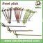 Bamboo food pick,knot stick for party