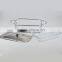 1.5L hotel buffet chafing dish food warmer with glass dish